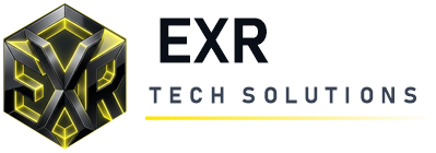 EXR Tech Solutions - Official 3D Logo
